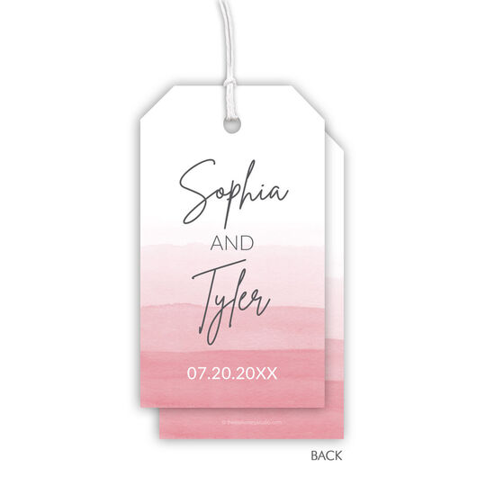 Ombre Vertical Hanging Gift Tags